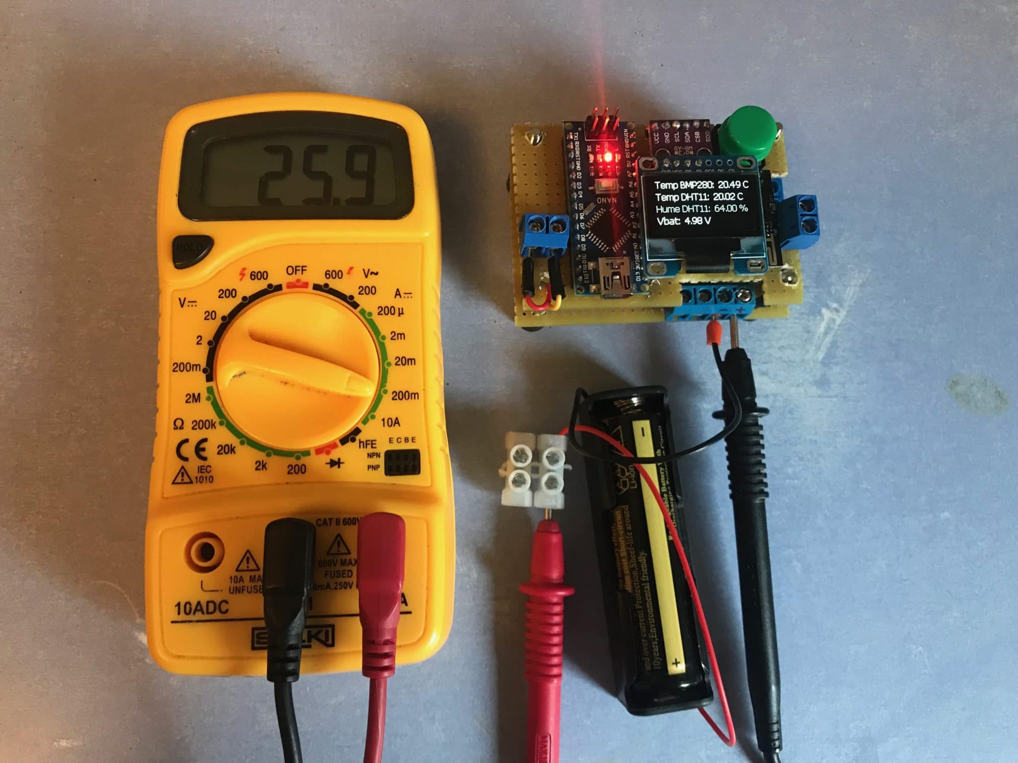 Estación meteorológica WIFI. Arduino + ESP8266-01 + ThingsPeak.com