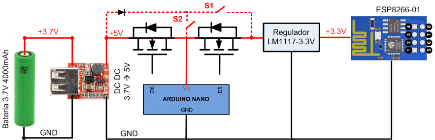 Arduino + ESP8266-01 + ThingsPeak.com 