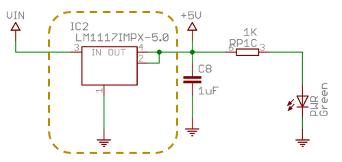 Esquema arduino nano regulador