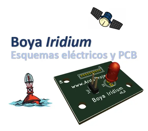 Boya Iridium con Arduino y GPS | Diseño electrónica (esquemas y PCB)